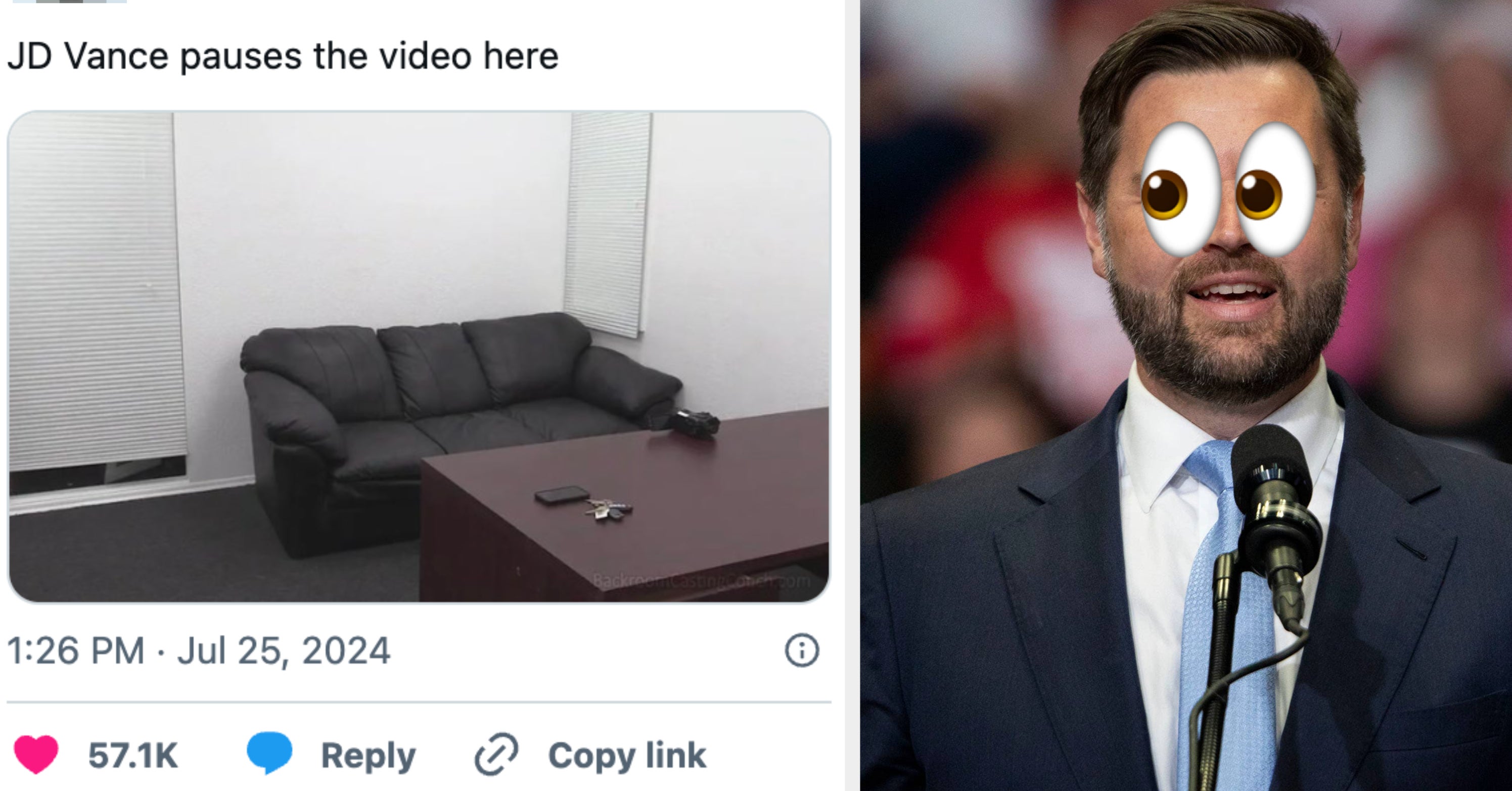 JD Vance Not Having Sex With A Couch