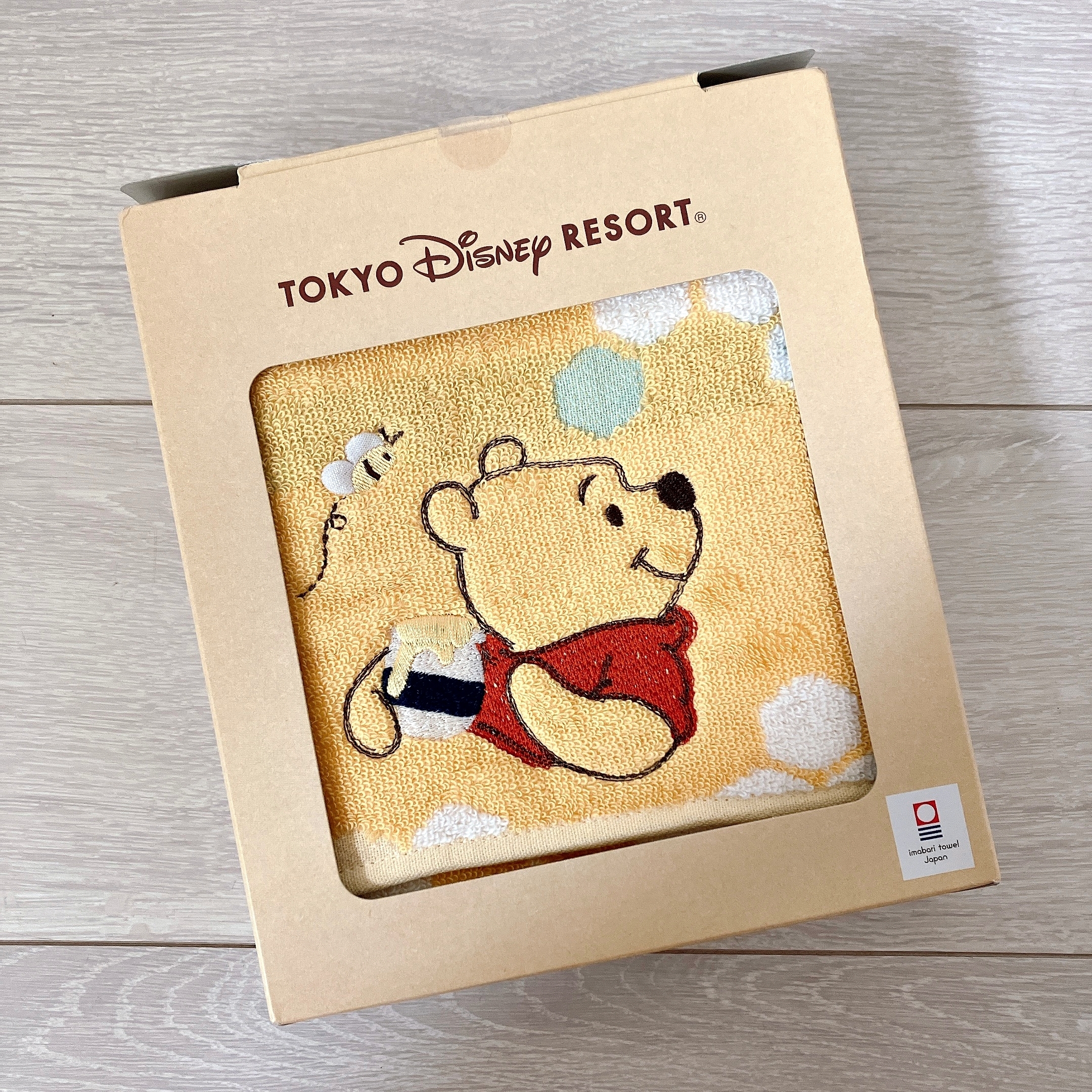 ディズニーランドのおすすめタオル「フェイスタオル（今治タオル）プー」