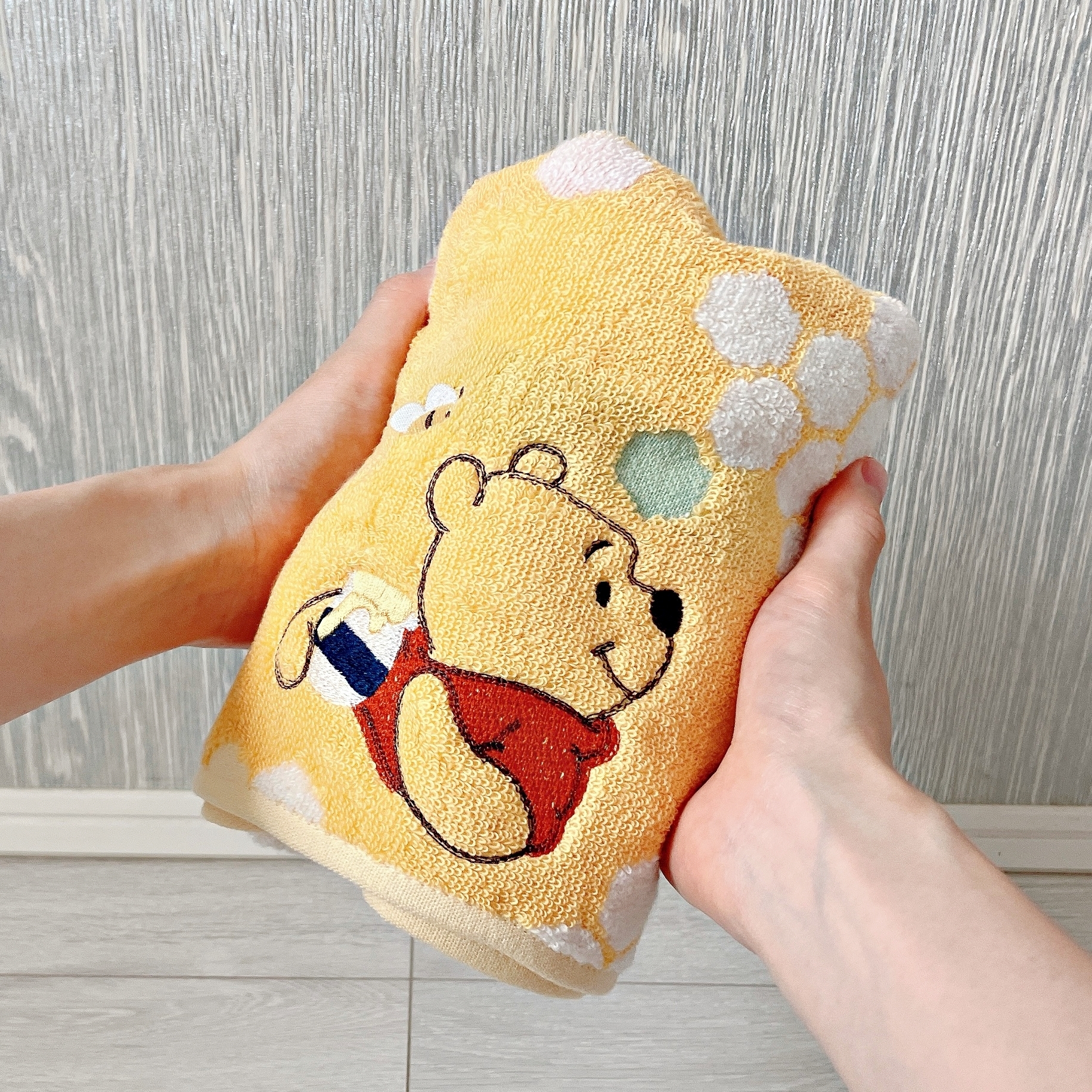 ディズニーランドのおすすめタオル「フェイスタオル（今治タオル）プー」