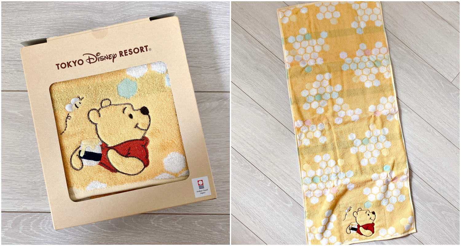 ディズニーランドのおすすめタオル「フェイスタオル（今治タオル）プー」