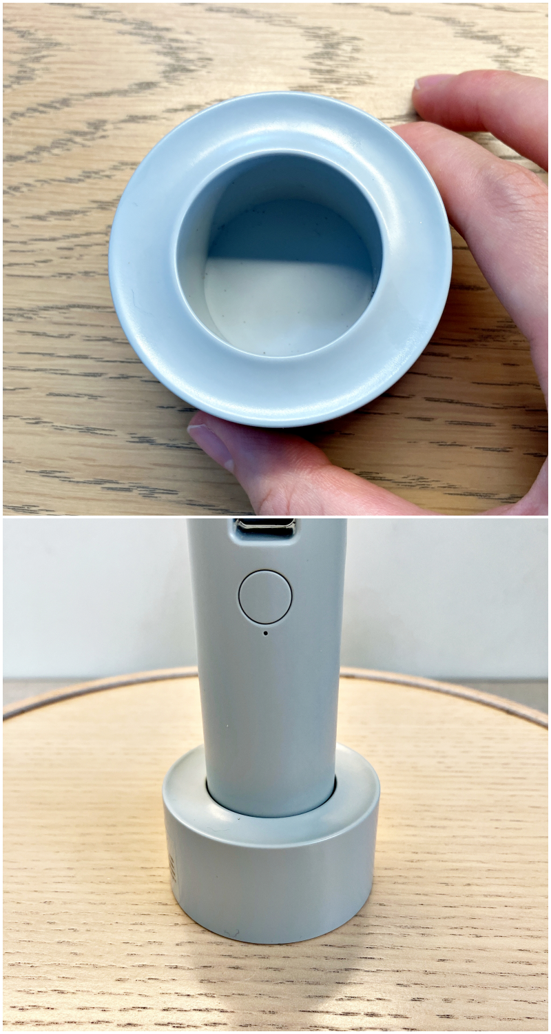 3COINS(スリーコインズ)のおすすめ夏グッズ「スタンド付きハンディファン」