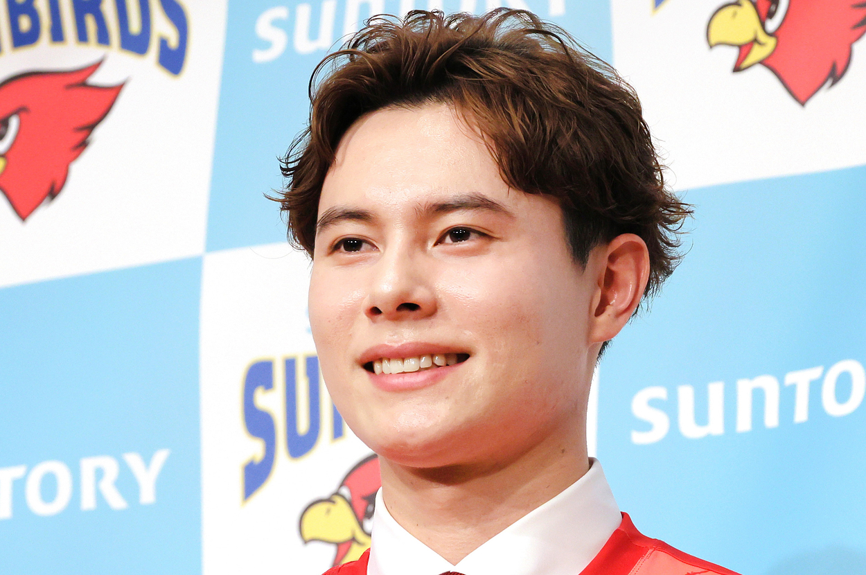 高橋藍選手（時事通信）