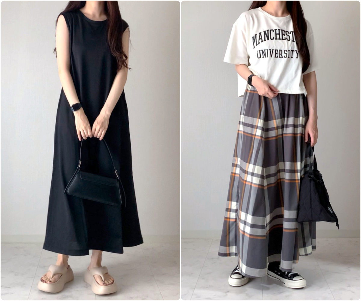 GLOBALWORK（グローバルワーク）のおすすめファッションアイテム「Tシャツ＊ノースリーブワンピースSET/115361」のコーディネート