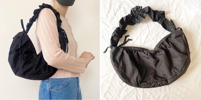 GU(ジーユー)のおすすめファッションアイテム「フリルショルダーバッグ」