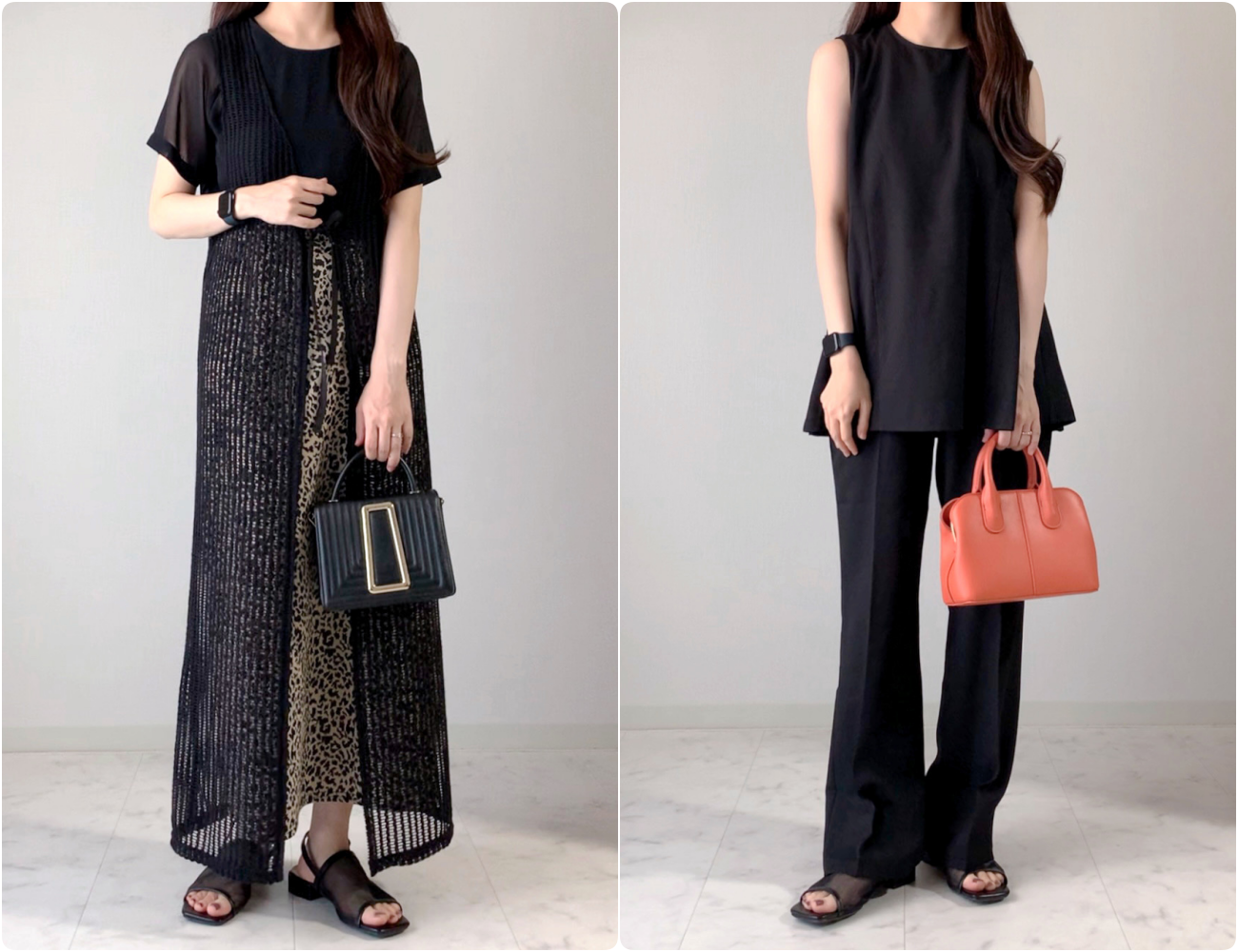 しまむらのおすすめファッションアイテム「OMメッシュBBSA」のコーディネート