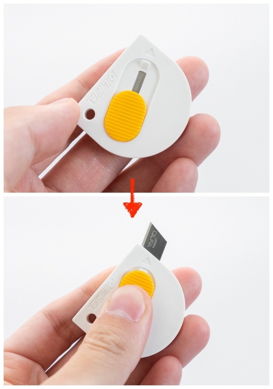 ダイソーのおすすめ文房具「タッチカッター マグネット付き」