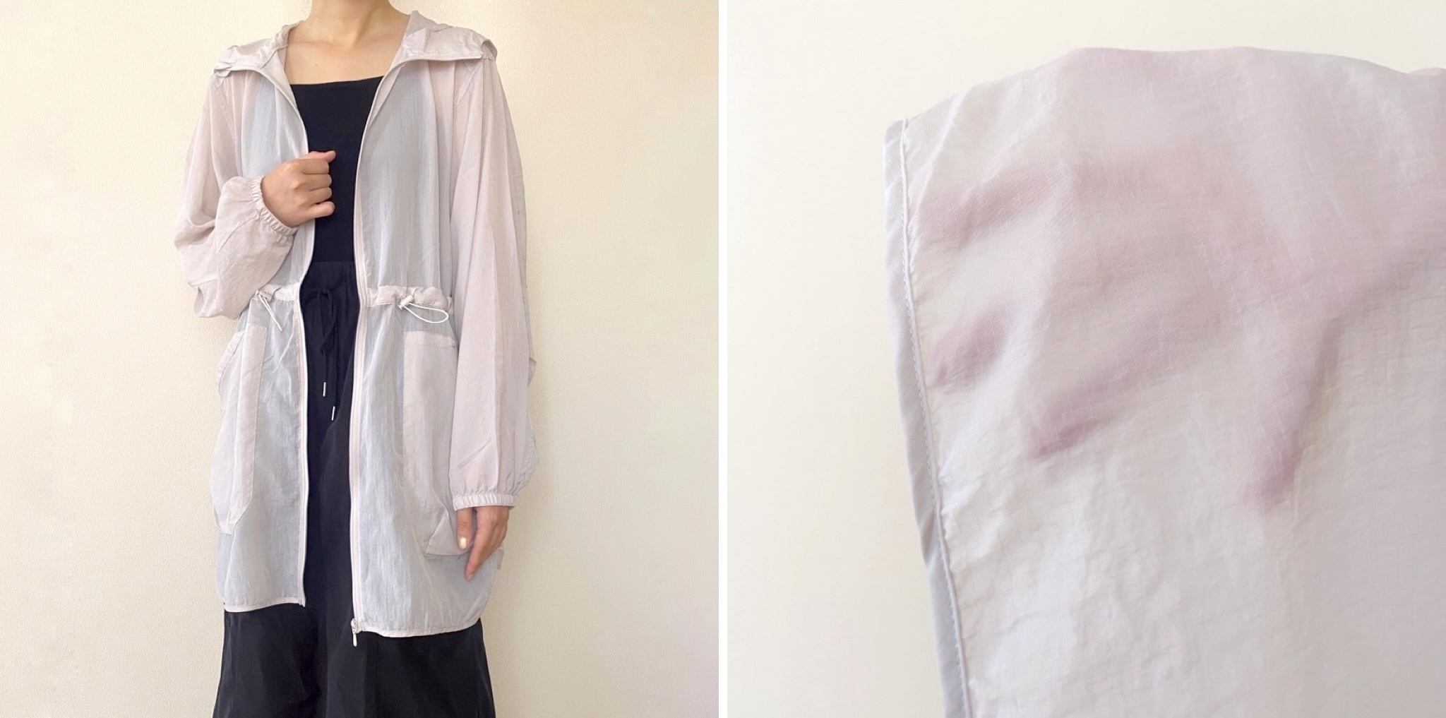 GU(ジーユー)のおすすめファッションアイテム「UVカットシアーロングパーカGA+E」