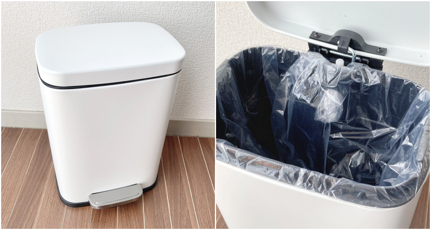 ニトリのオススメのゴミ箱「ペダルペール バゲット WH(5L)」