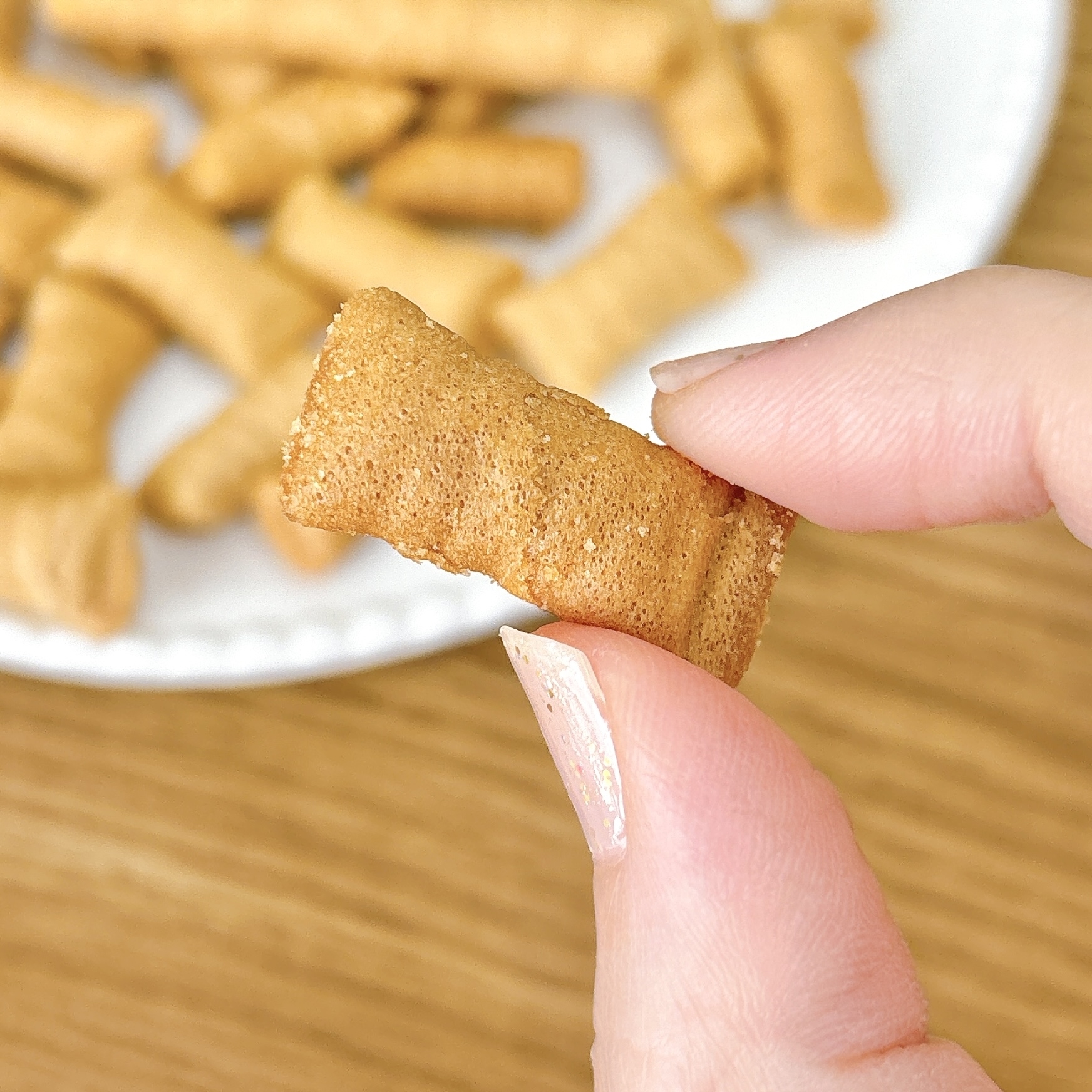業務スーパーのおすすめのお菓子「エンジェルバイツ(ピーナッツバター)」