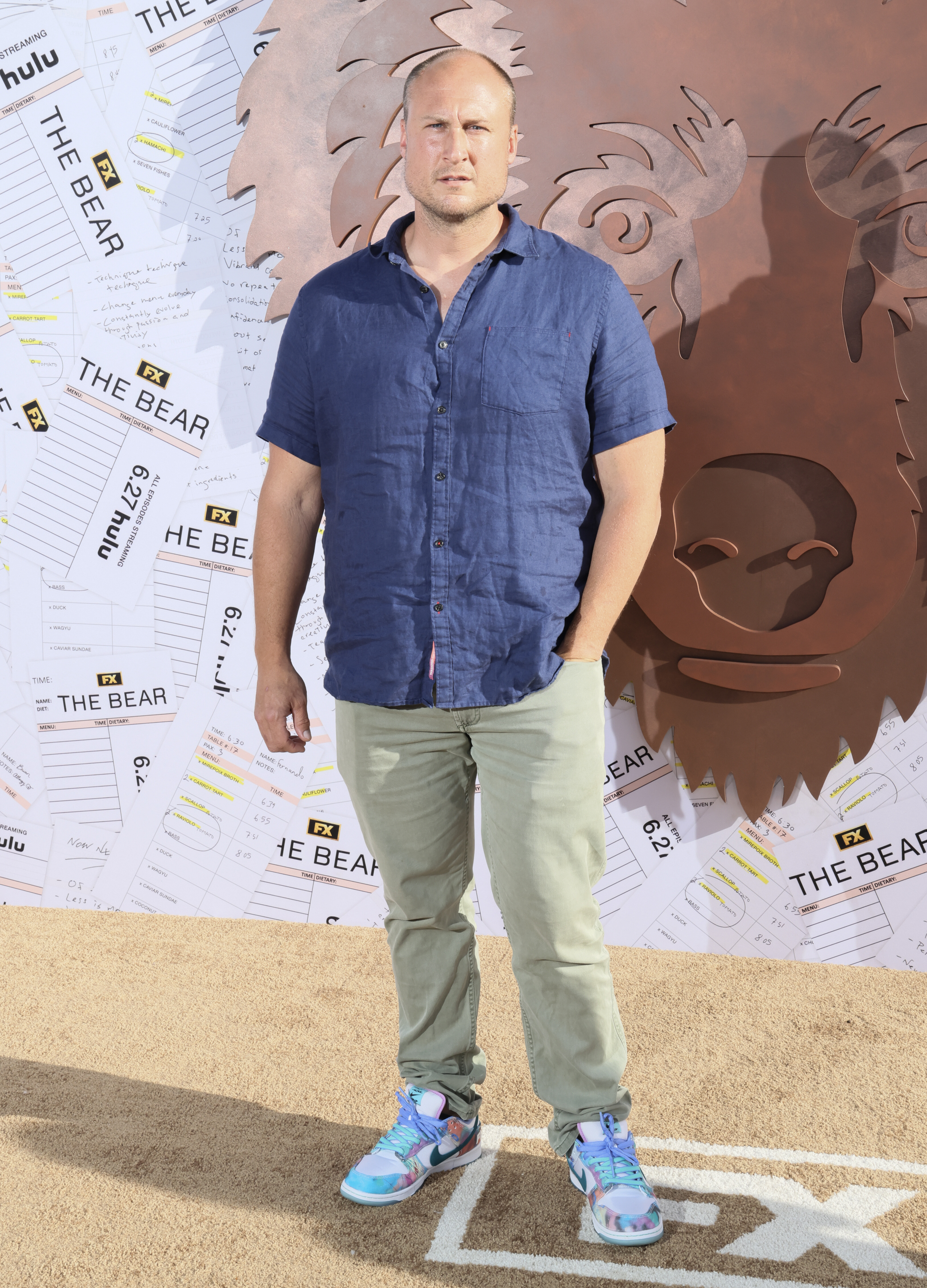 Beran rolls up to the red carpet.