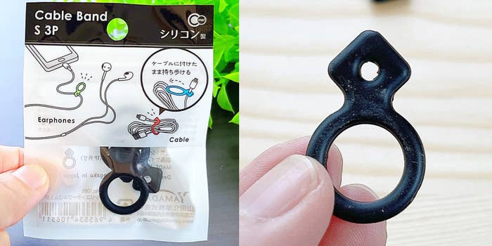Seria(セリア)のおすすめ便利グッズ「シリコンケーブルゴム S 3P」