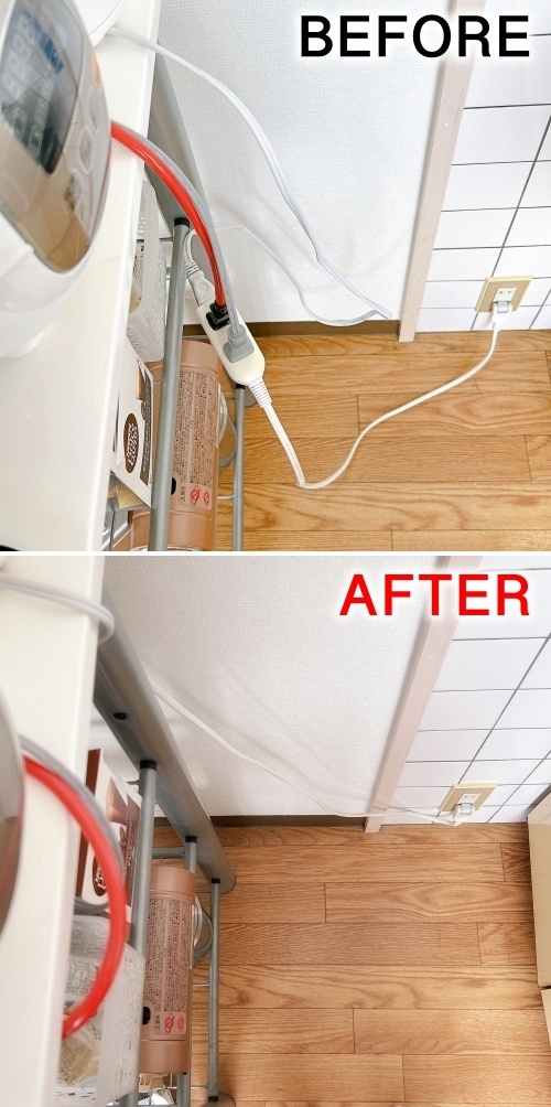 DAISO(ダイソー)のおすすめ便利グッズ「電源タップ固定器」