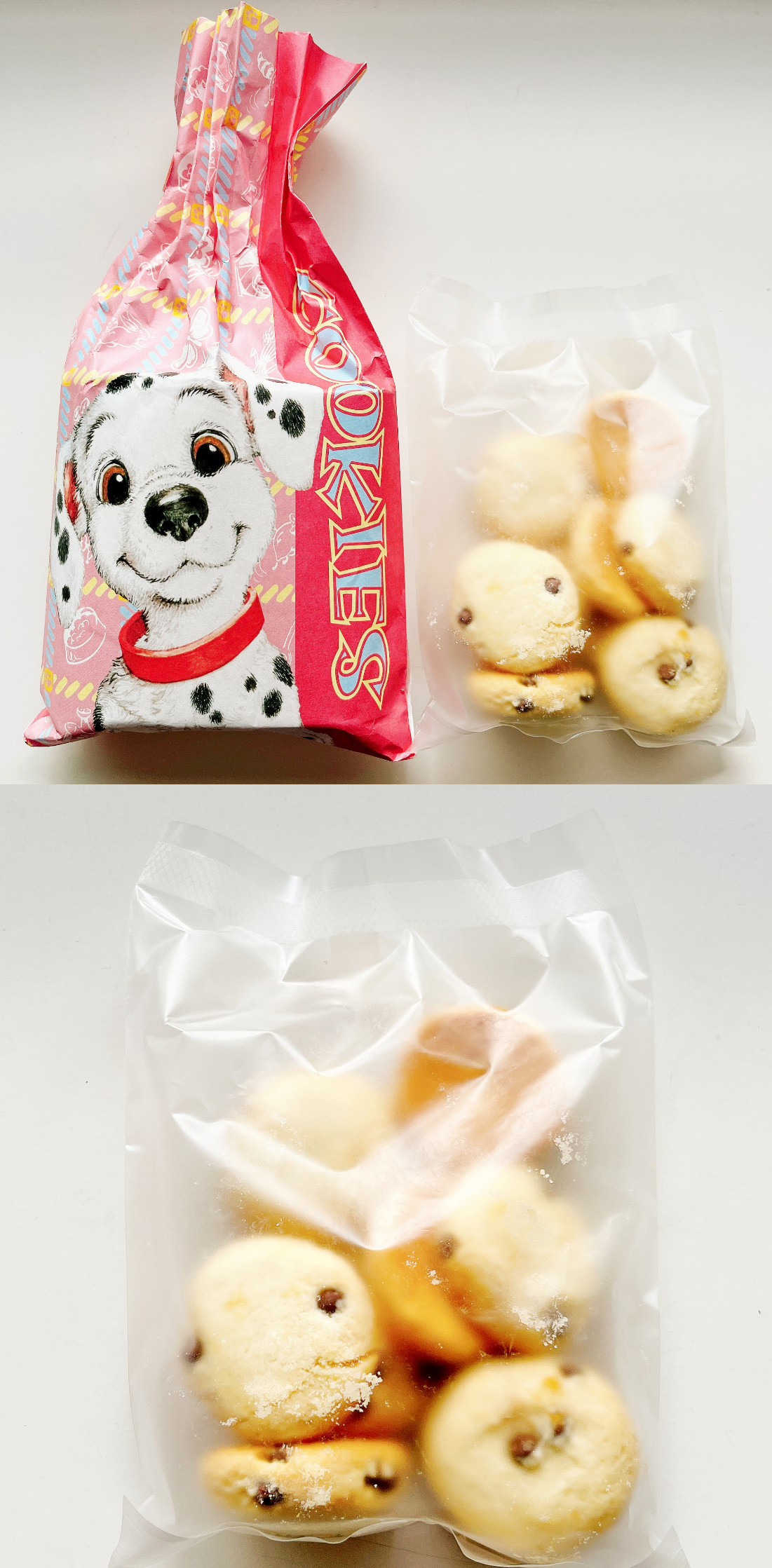 東京ディズニーランドのおすすめお土産「チョコチップクッキー袋 101匹わんちゃん」