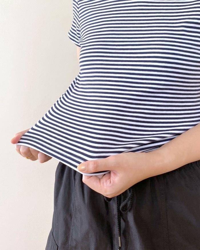 UNIQLO（ユニクロ）のおすすめファッションアイテム「ミニボーダーT」