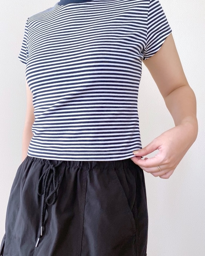 UNIQLO（ユニクロ）のおすすめファッションアイテム「ミニボーダーT」