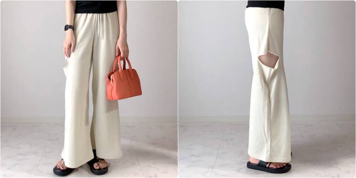 しまむらのおすすめファッションアイテム「ラメコンカッティングロングP」