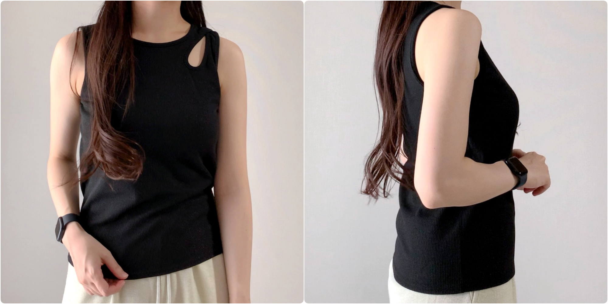 しまむらのおすすめファッションアイテム「TS＊ラメリブCツキタンク」