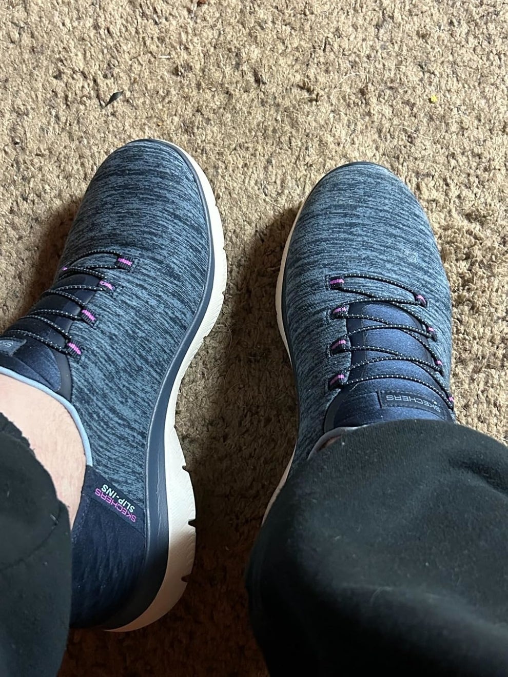 shearling slip on sneakers