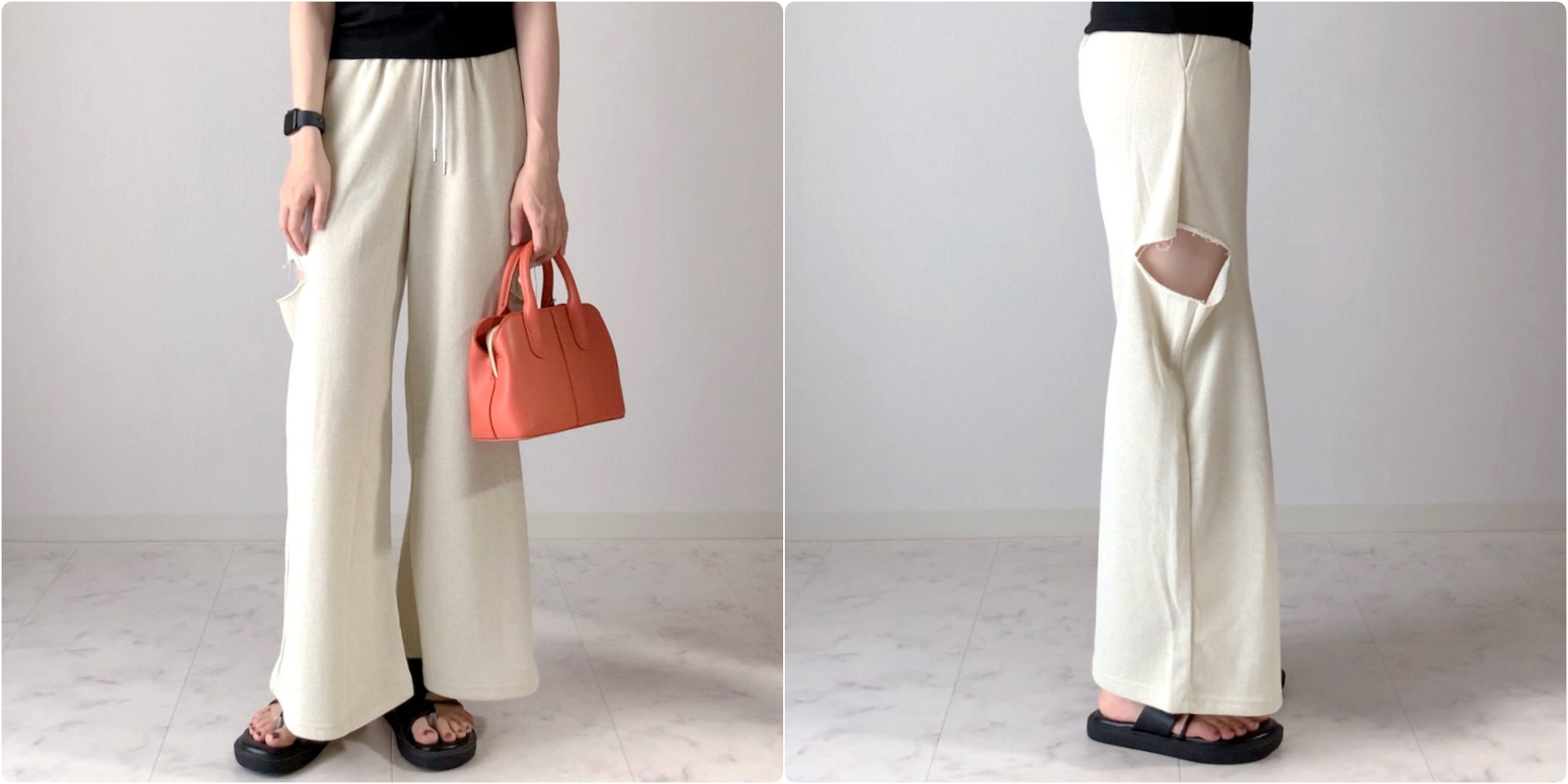 しまむらのおすすめファッションアイテム「ラメコンカッティングロングP」