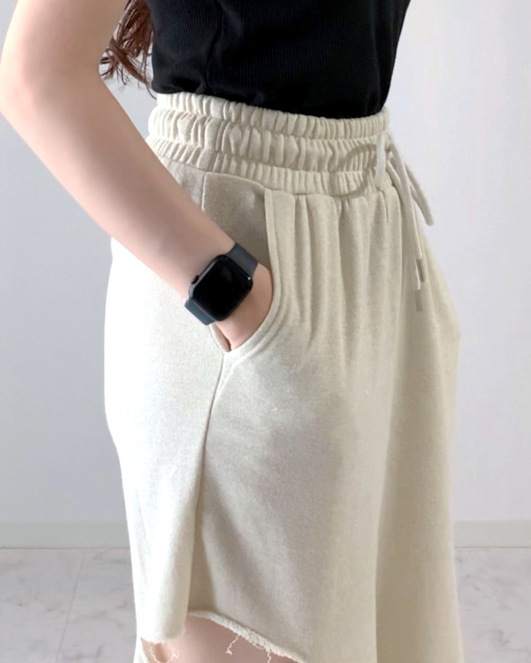 しまむらのおすすめファッションアイテム「ラメコンカッティングロングP」