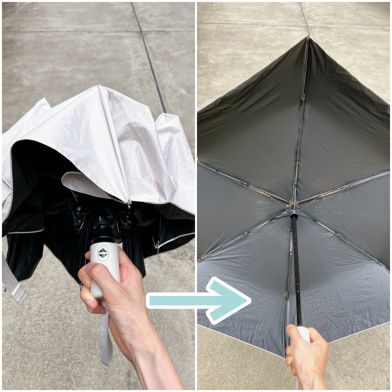 3COINS(スリーコインズ)のおすすめ折り畳み傘「自動開閉晴雨兼用傘」