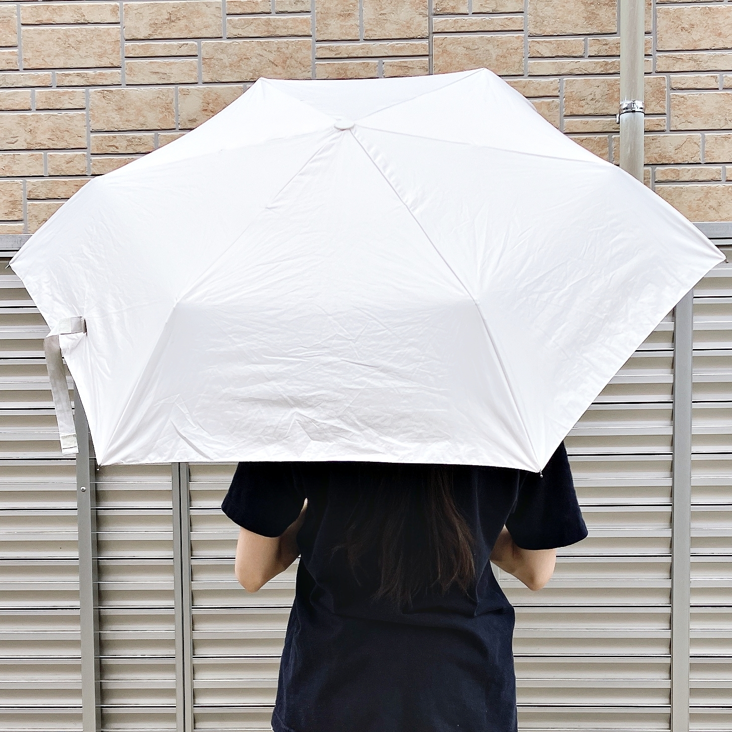 スリーコインズ　大人２人が入れる　晴雨兼用折傘　新品未使用　日傘 大人2人が入れる！》晴雨兼用折傘BIG | 3COINS(スリーコインズ