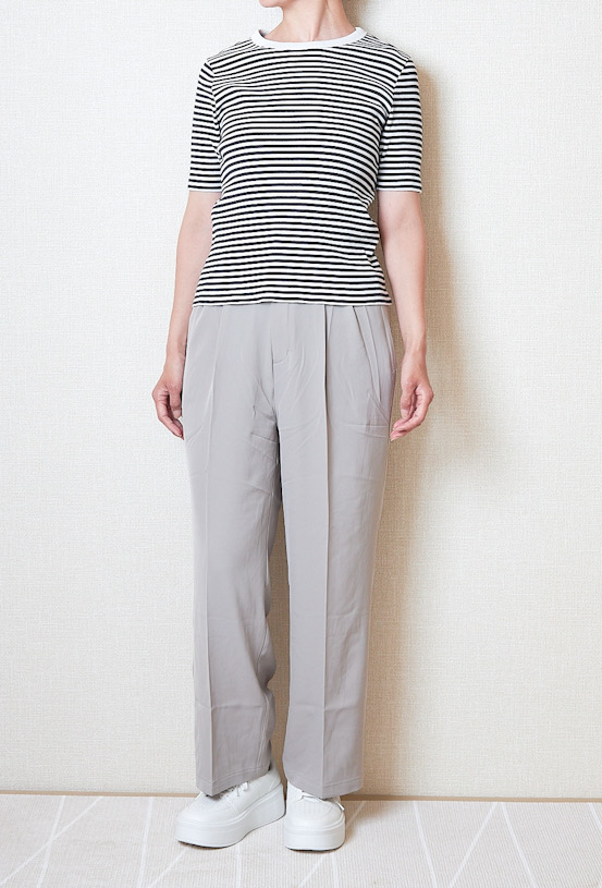 ワークマンのオススメのパンツ「レディースシーンレスタックパンツ」のコーディネート