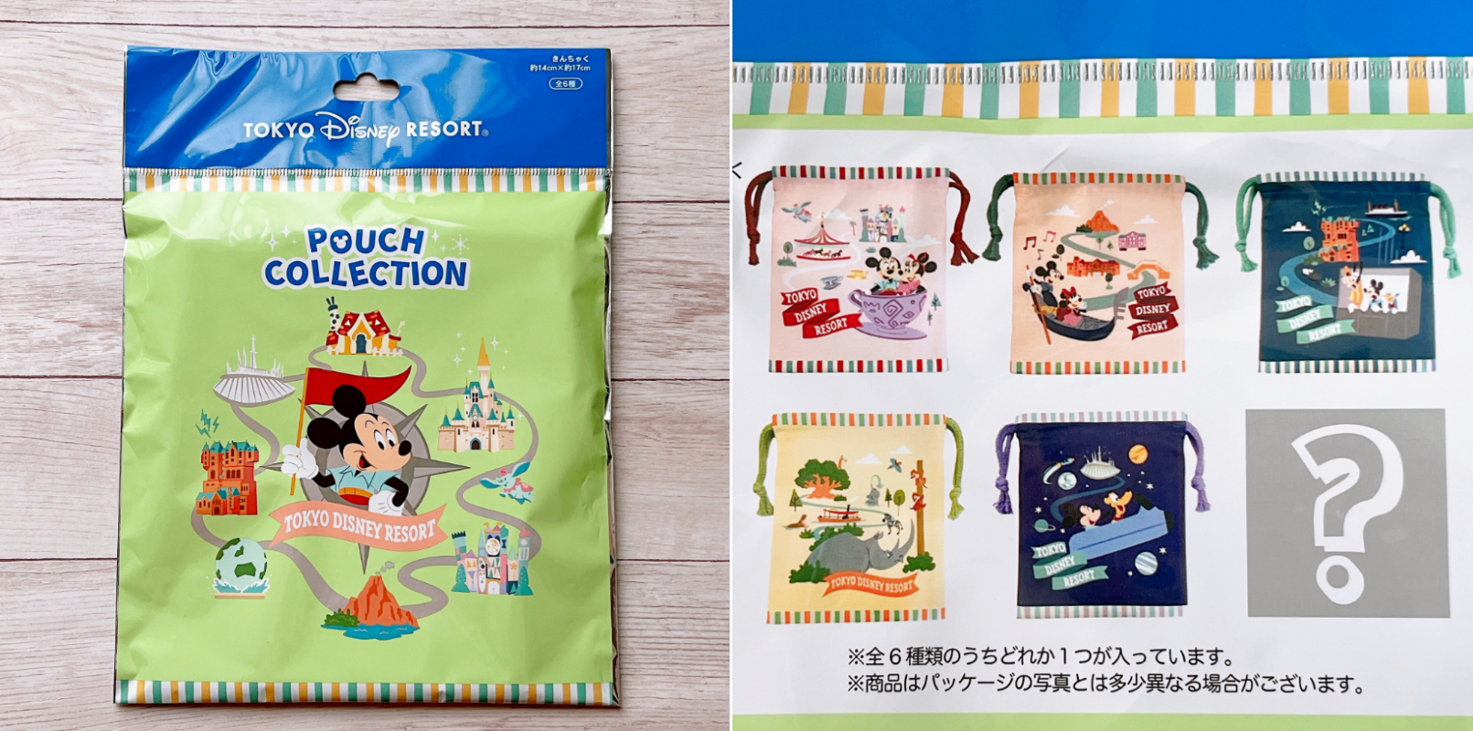 東京ディズニーリゾートのおすすめグッズ「きんちゃく」