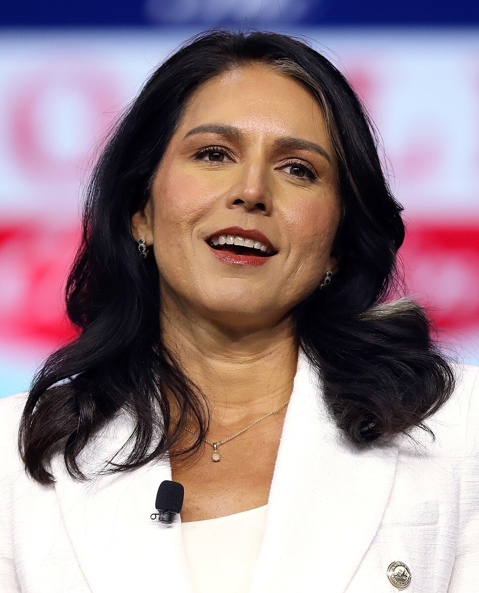 Tulsi Gabbard speaking at an event