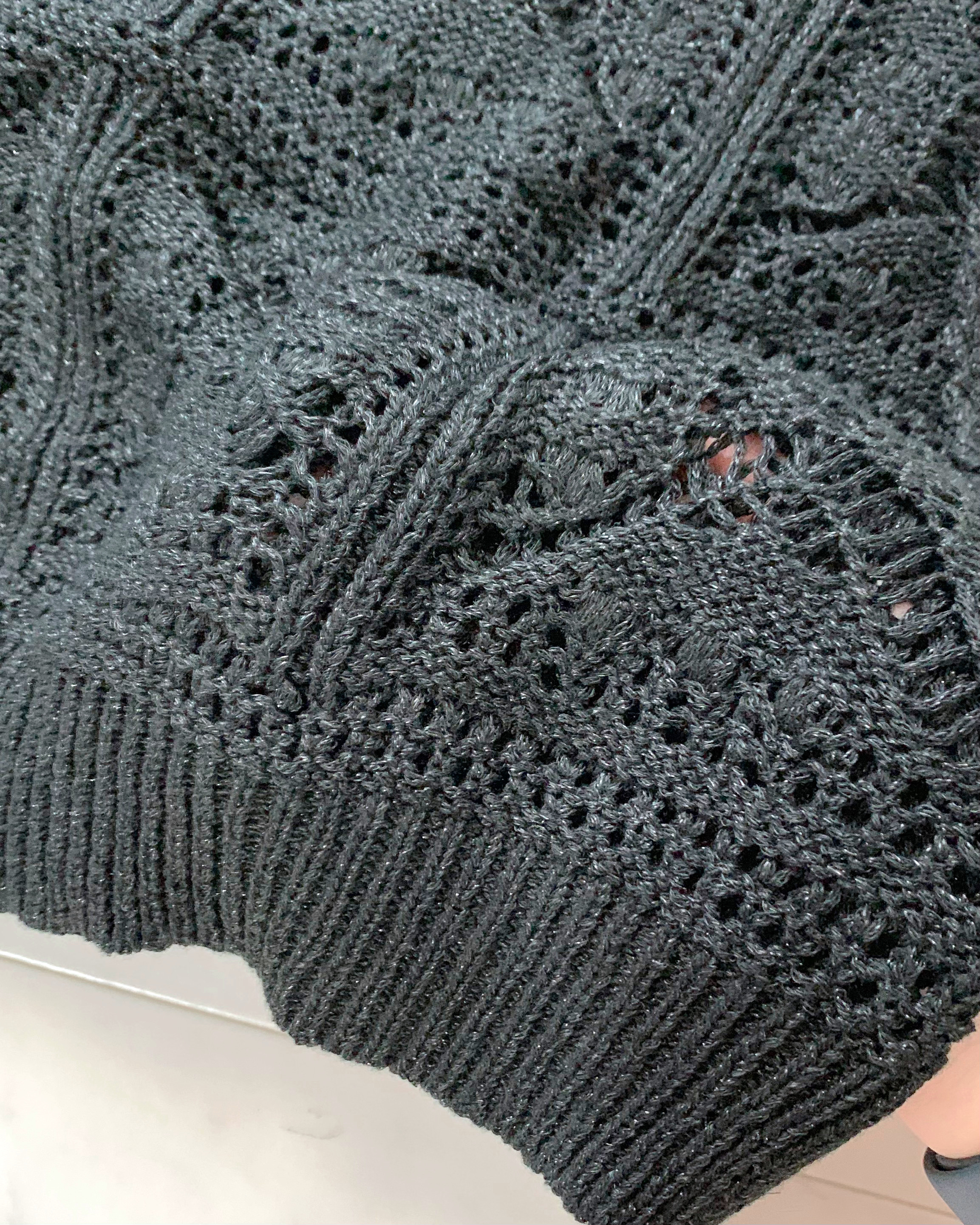 しまむらのおすすめファッションアイテム「クロシェフウベスト」