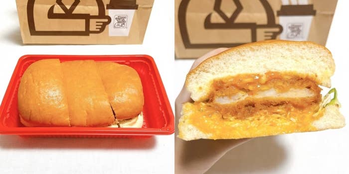 コメダ珈琲店のオススメのメニュー「ガーリックシュリンプカツパン」