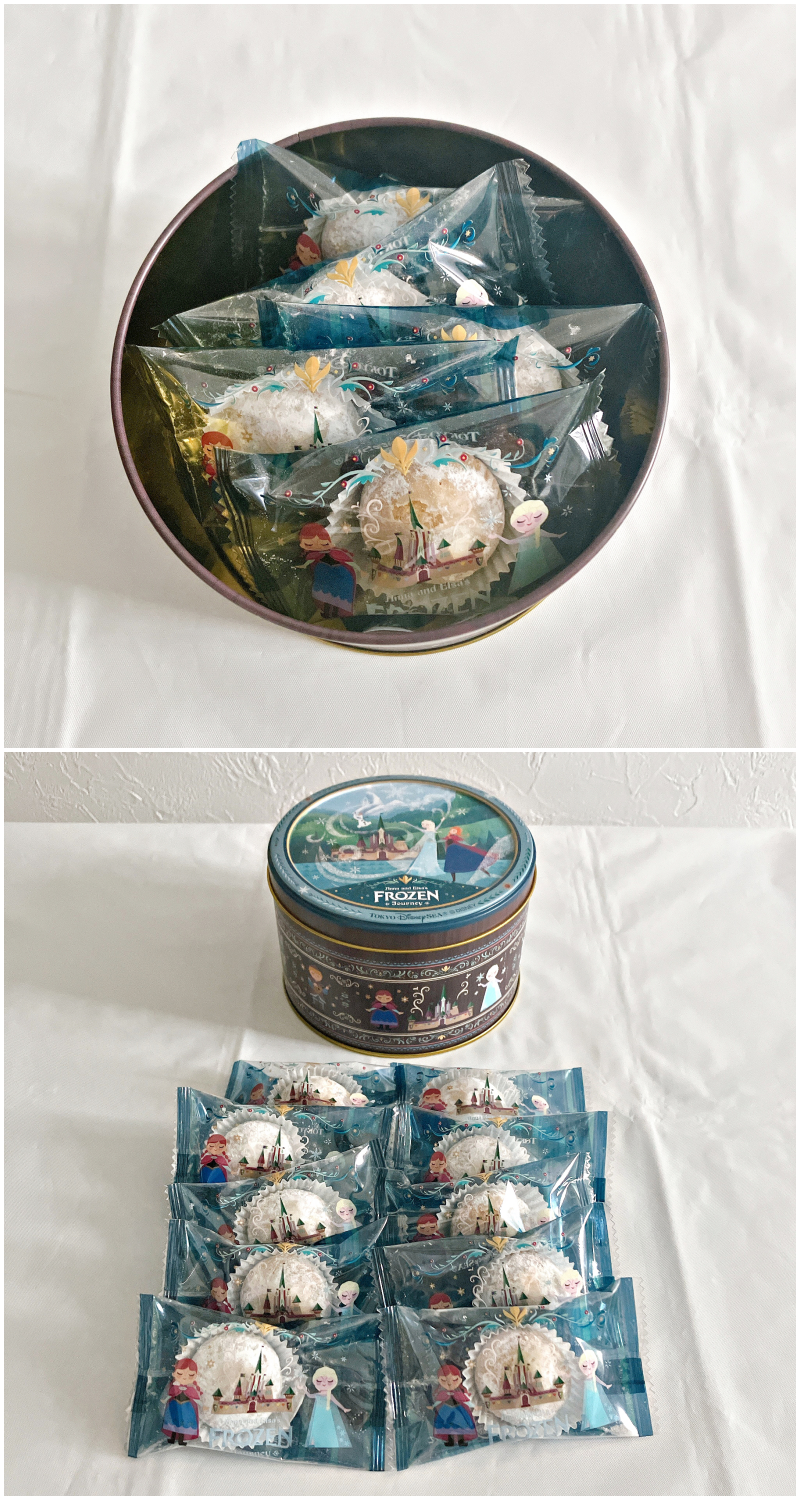 ディズニーシーのおすすめお菓子「クッキー 缶 アナと雪の女王」