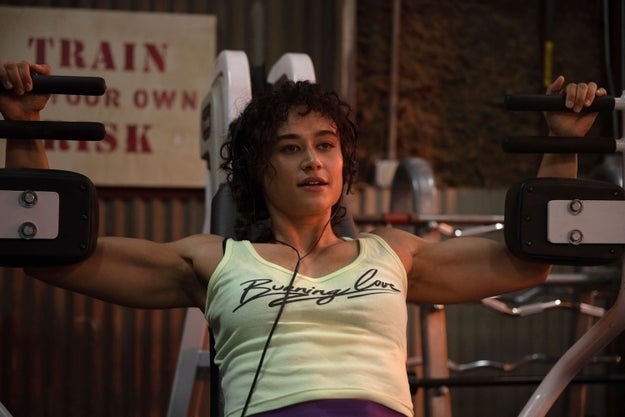 Anna Kooris working out in &quot;Love Lies Bleeding&quot;
