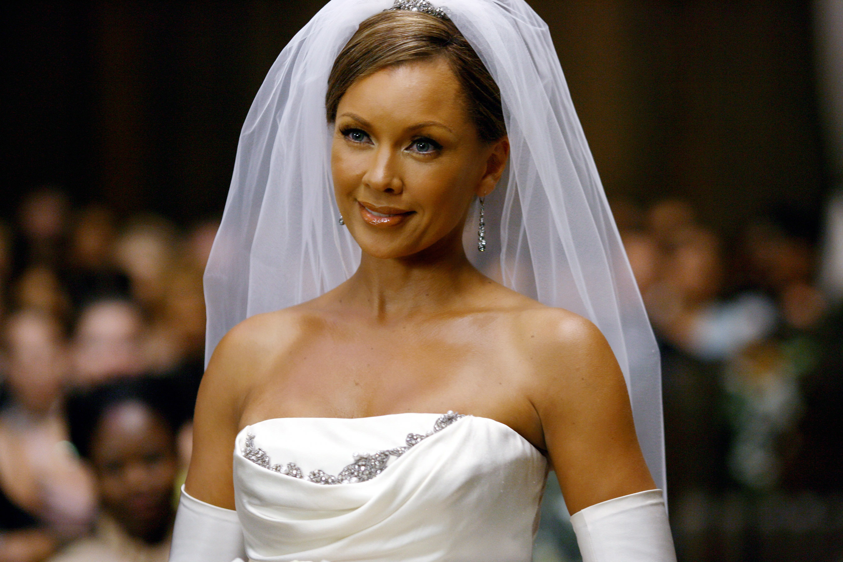 Vanessa Williams dressed as a bride in a scene from &quot;Ugly Betty&quot;