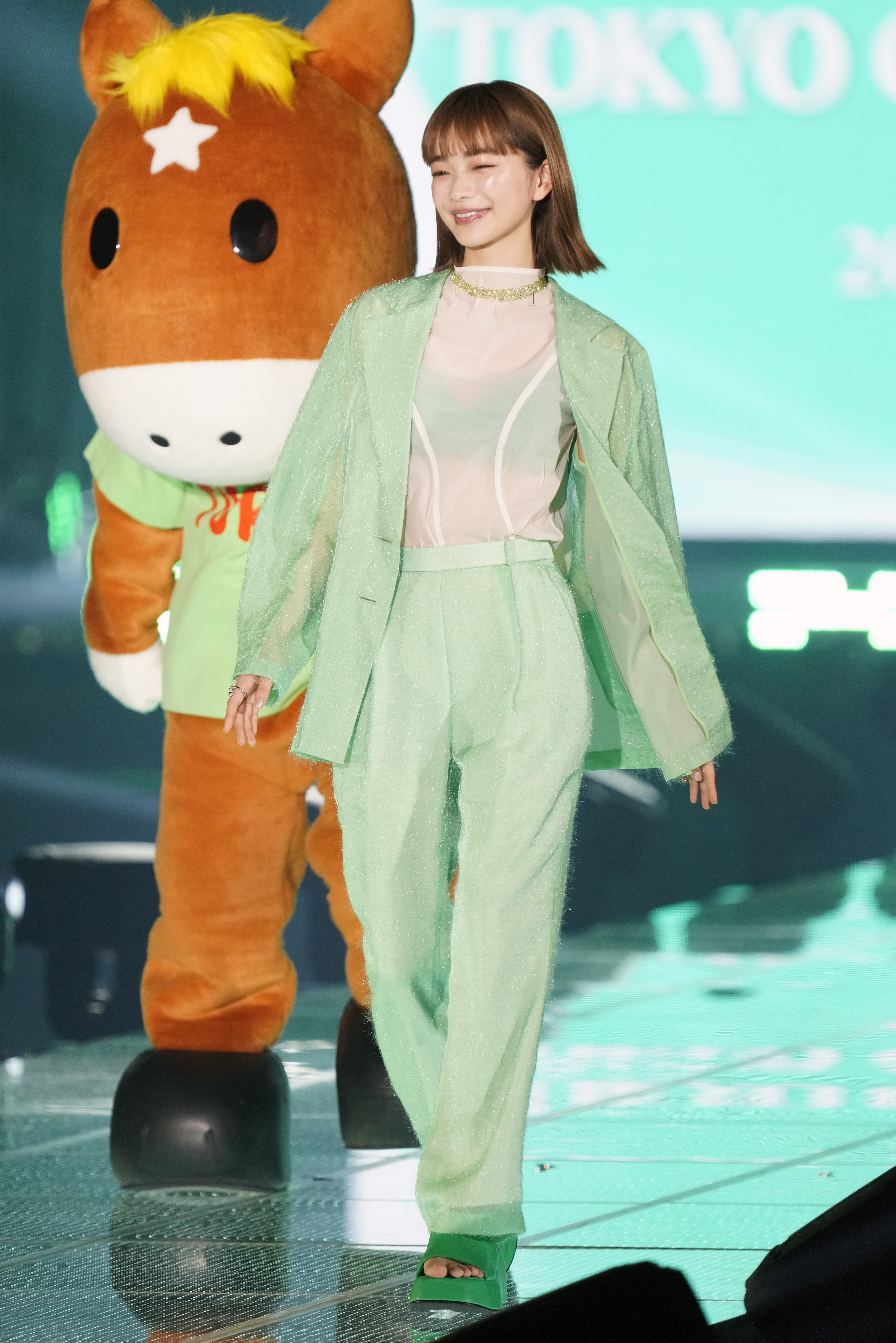 見上愛さん（時事通信フォト）