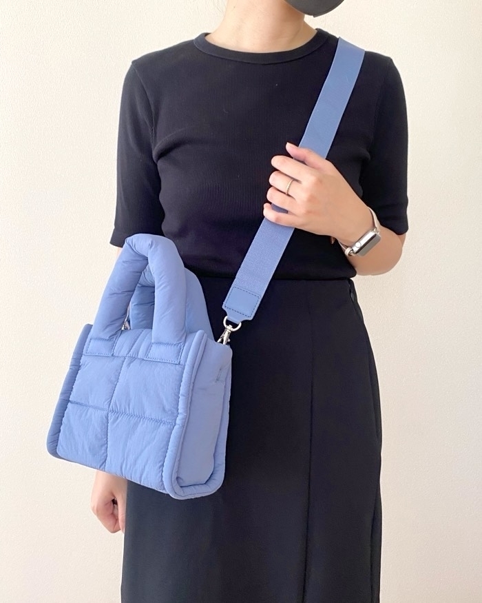 GUのおすすめアイテム「パフミニショルダーバッグ」