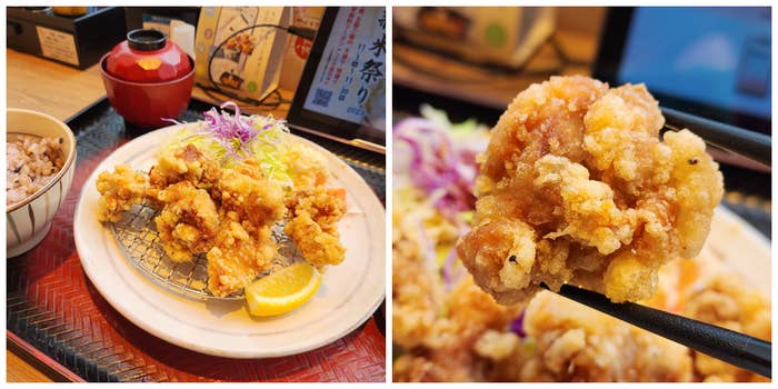 大戸屋のおすすめメニュー「香味唐揚げ定食」