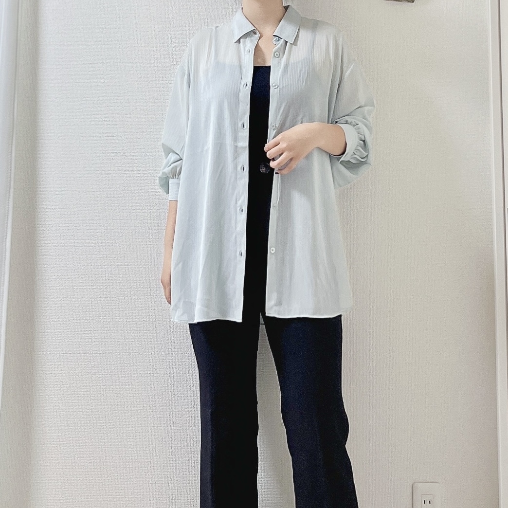 Honeys（ハニーズ）のおすすめトップス「シアーストライプシャツ」