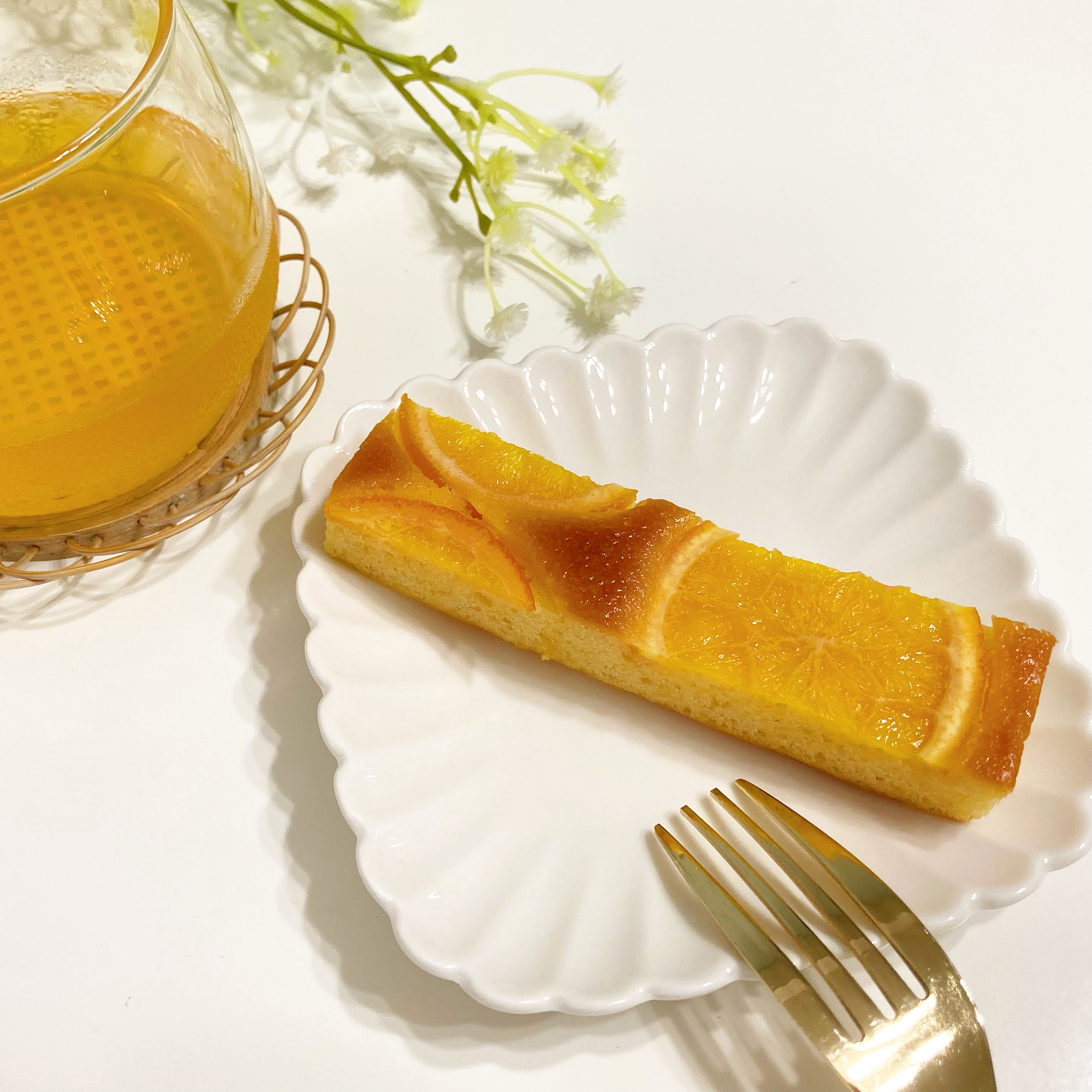 無印良品の季節限定スイーツ「オレンジのチーズケーキ」