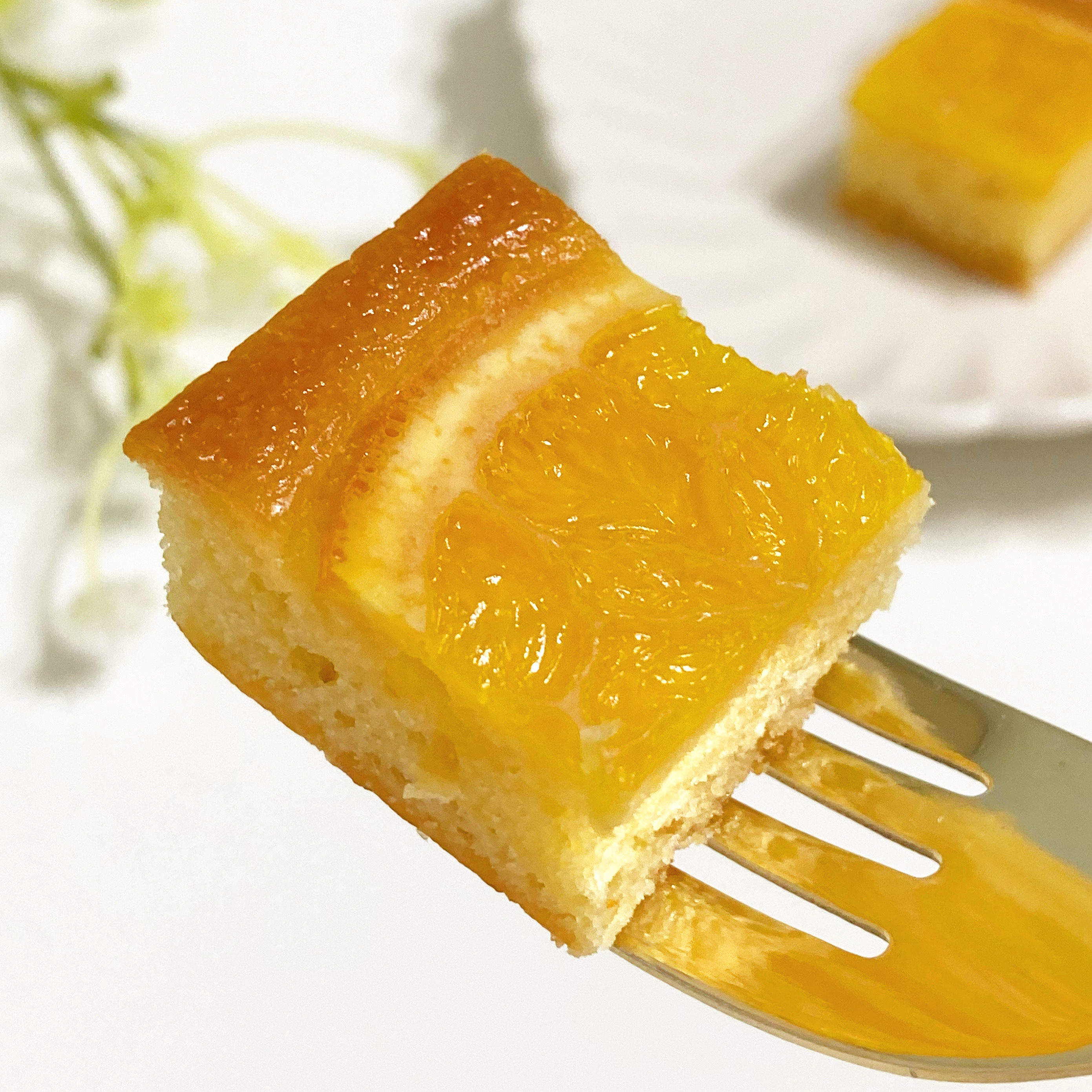 無印良品の季節限定スイーツ「オレンジのチーズケーキ」