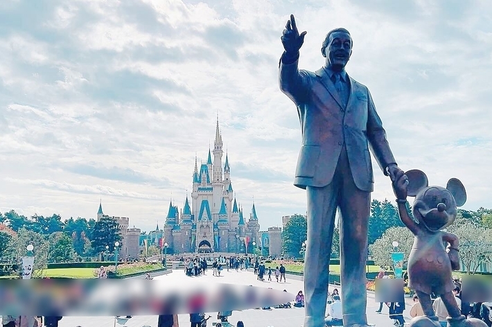 山崎実業 ディズニー ミッキー ミニー 傘立て ばっ
