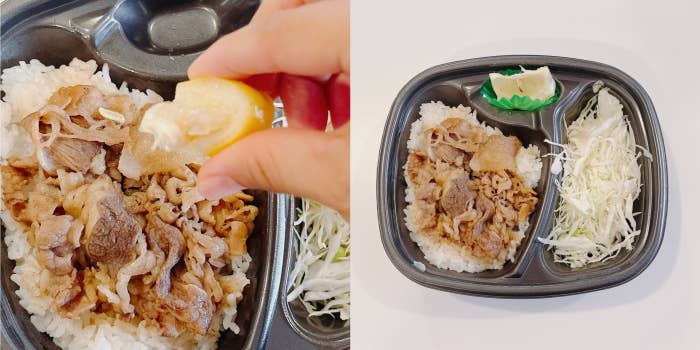 ほっともっとのおすすめメニュー「サラダ＆ビーフレモンコンボ」