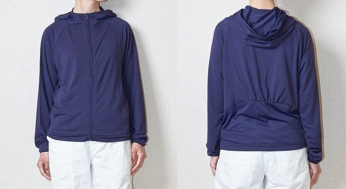 ワークマンのオススメのパーカー「レディースUVサンガードパーカー」