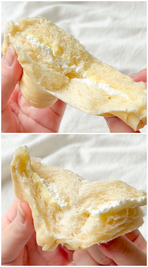 ファミリーマートのおすすめパン「白生コッペパン（バナナクリーム＆ホイップ）」