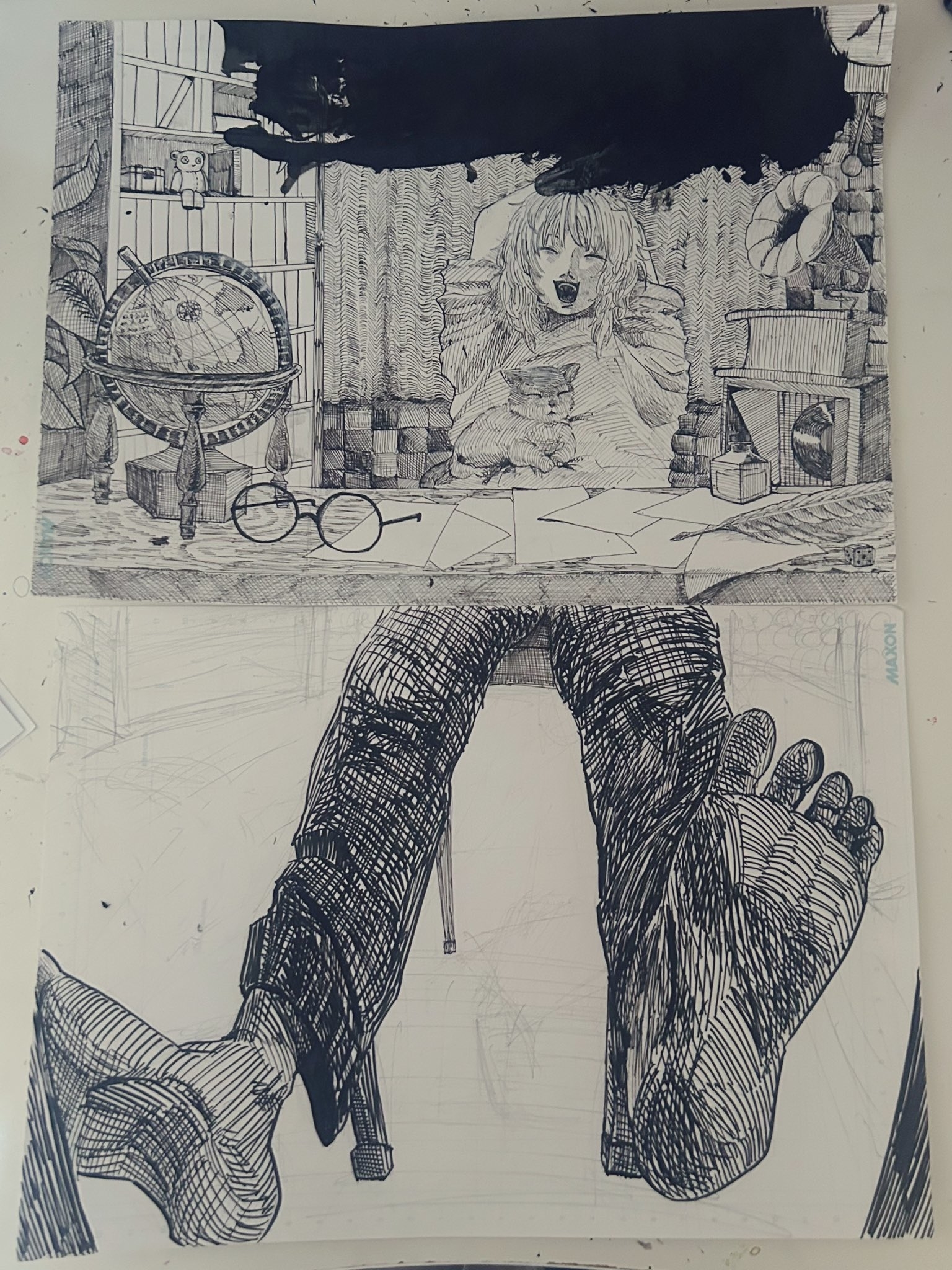 こうなる予定だった全体像 / 投稿者(@e_kakuyo_n)さんのXより