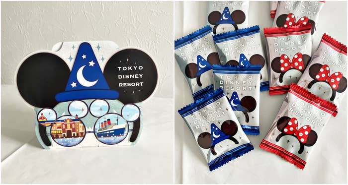 ディズニーランドのおすすめバラマキお菓子「チョコレート 紙箱 ミッキー ミニー」