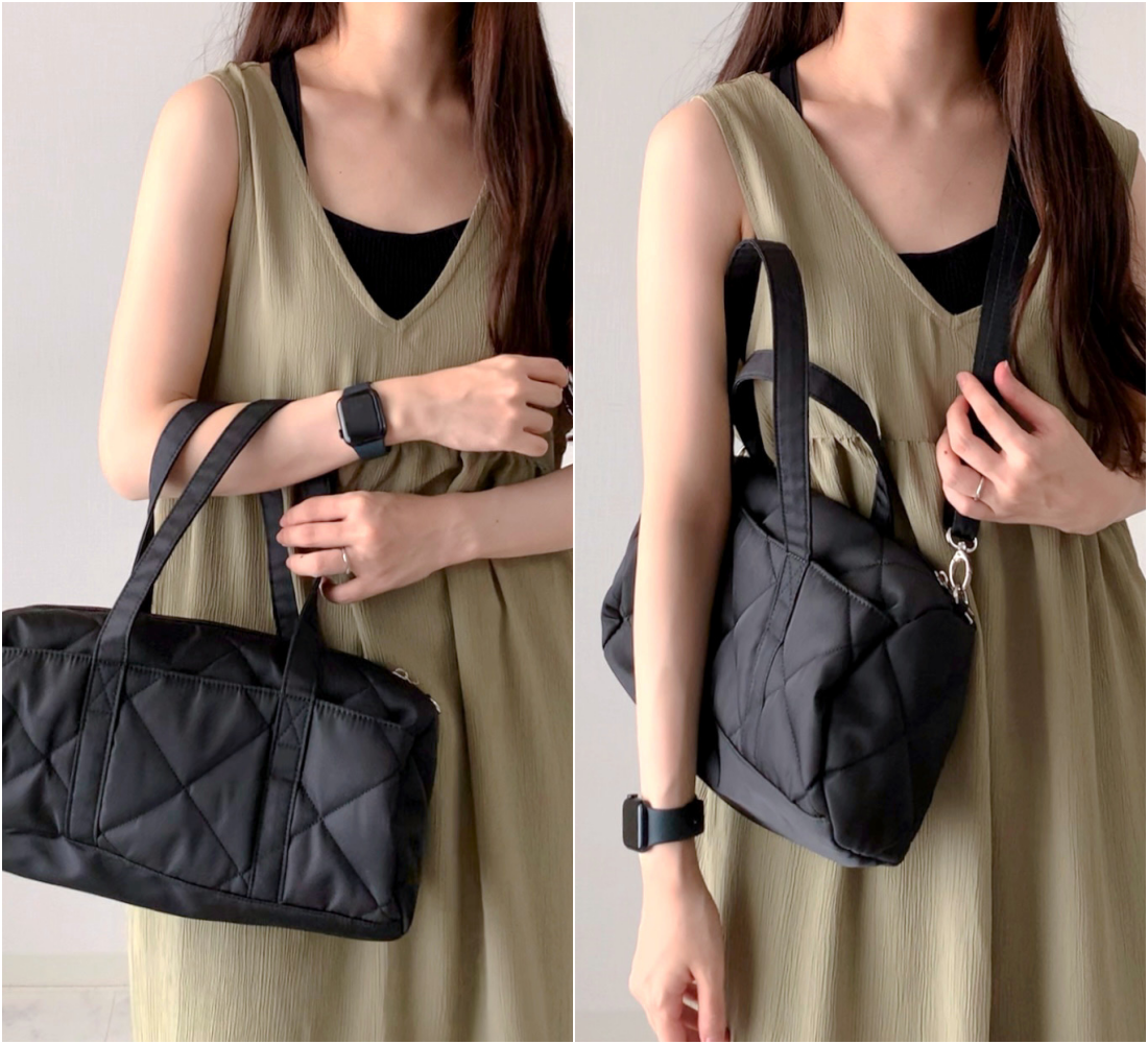 しまむらのおすすめファッションアイテム「SN＊ロール2WAYボストン」