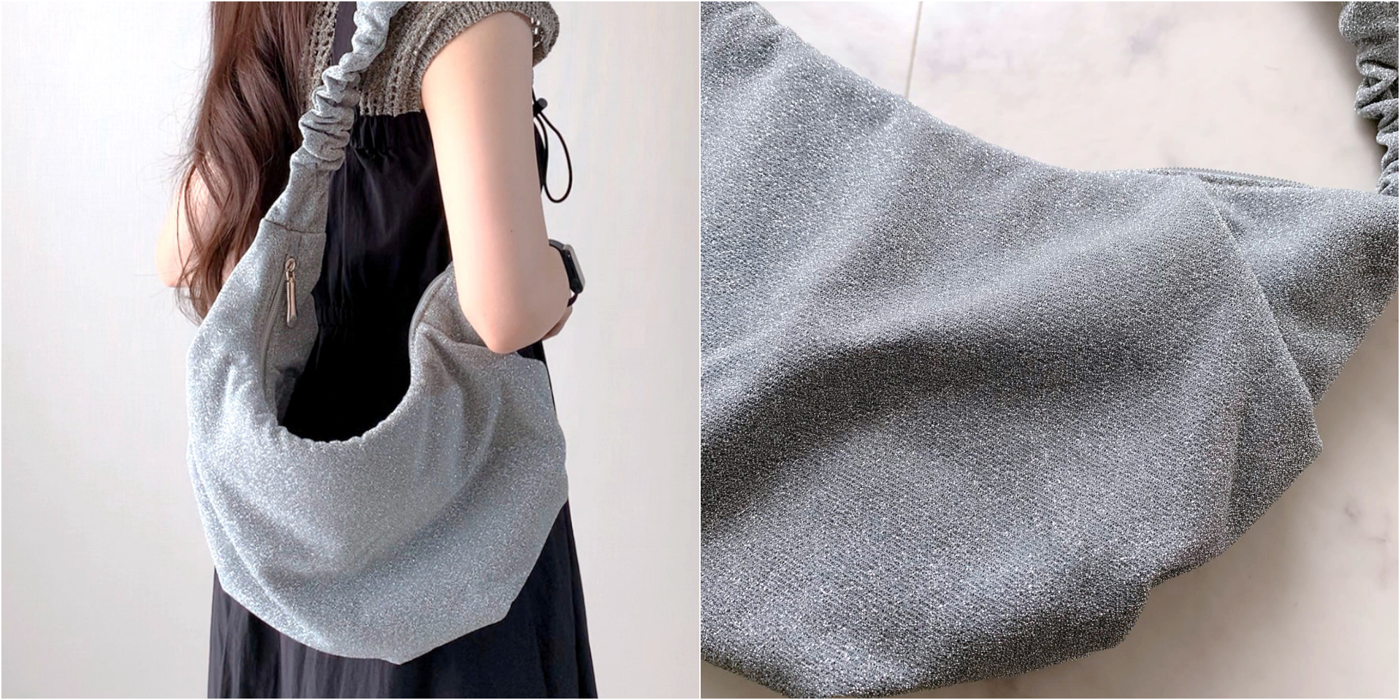 しまむらのおすすめファッションアイテム「omiドロストラメSLD」