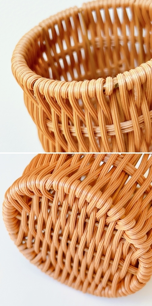 3COINS(スリーコインズ)のおすすめ便利グッズ「《洗える!》ラタンカトラリースタンド」