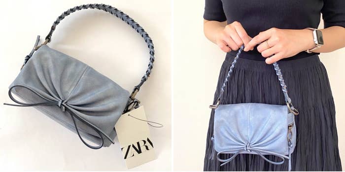 ZARA(ザラ)のおすすめファッションアイテム「リボン ハンドバッグ」